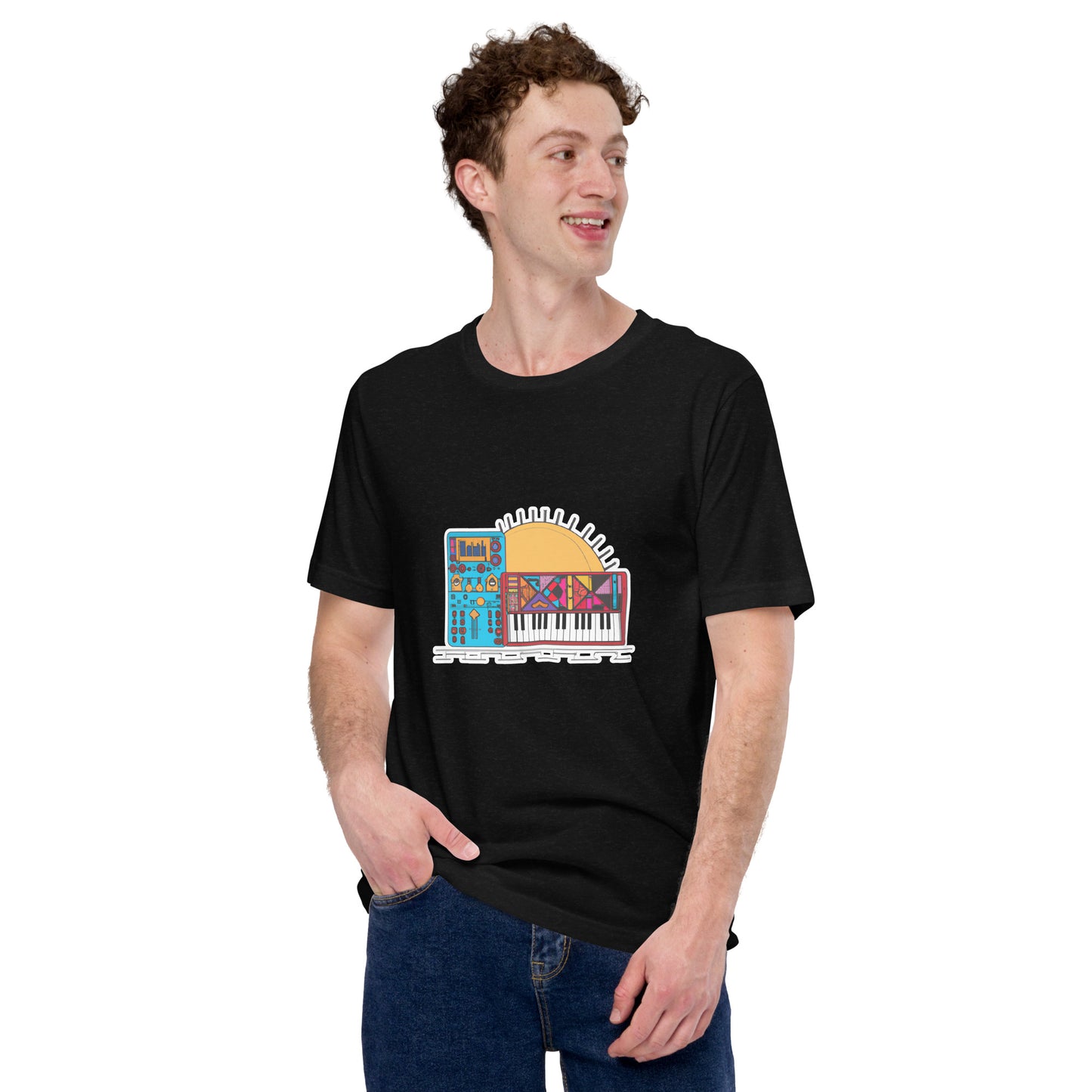- Synthesizer Sunset Unisex t-shirt