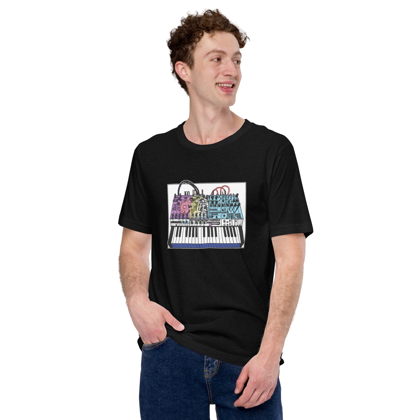 - Synth in a Square Unisex t-shirt